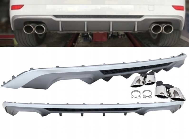 фото №1, Дифузор спойлер audi a3 8v sportback 15-19 wz s3