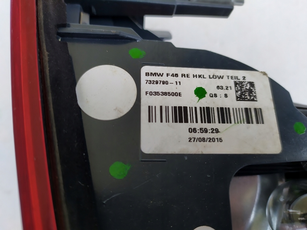 Фара правый  задний w крышке  bmw f46 lci без led Доставка