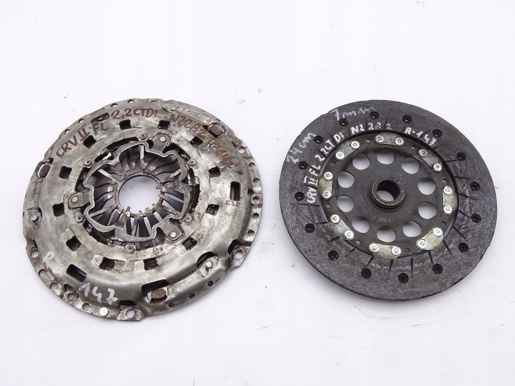 фото №1, Honda cr-v ii 01-06 2.2 i-cdti прижим + диск