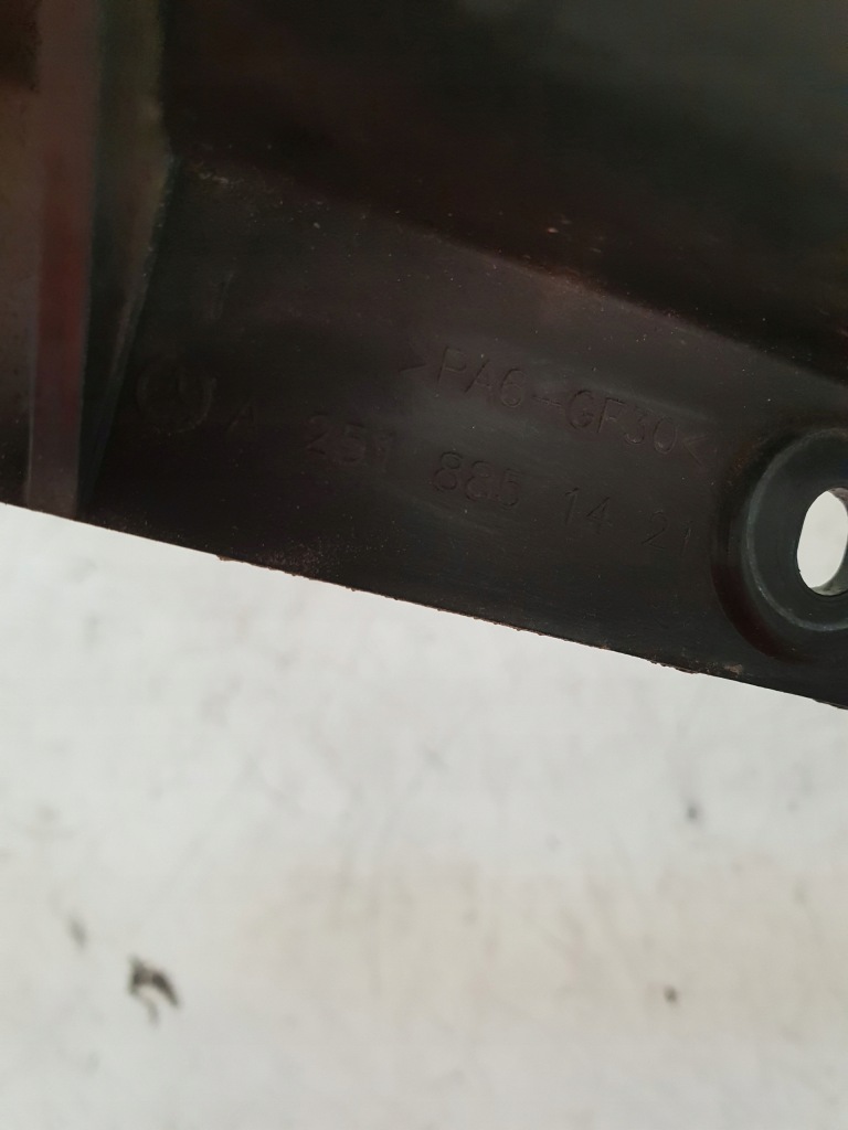 фото №2, Напрямна бампера задня 2518851421 mercedes r w251 eu