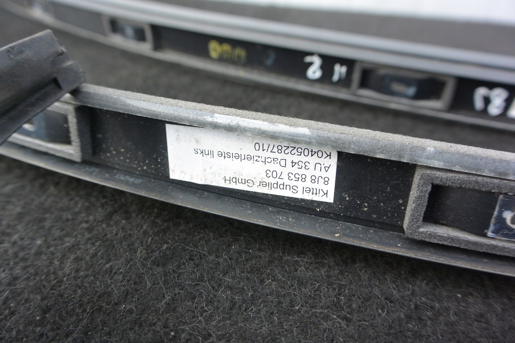 фото №8, Молдинг дахова права ліва audi tt 8j