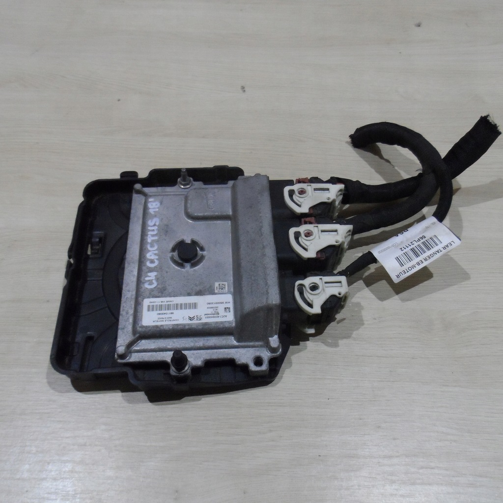 фото №8, Бортовой компьютер двигателя 9800913080 c4 cactus peugeot 18r