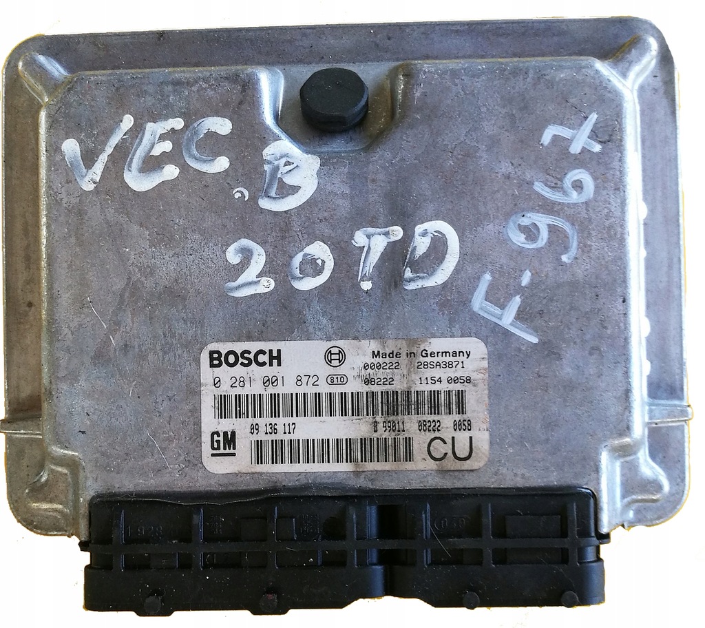 фото №1, Ecu opel vectra 2.0dtl 0281001872 09136117
