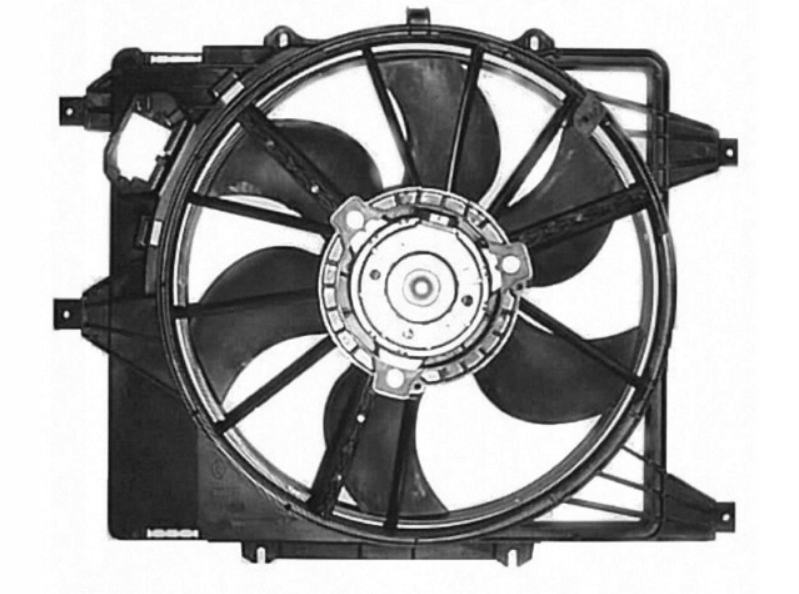 фото №1, Renault clio ii 1998-2012 вентилятор радиатора