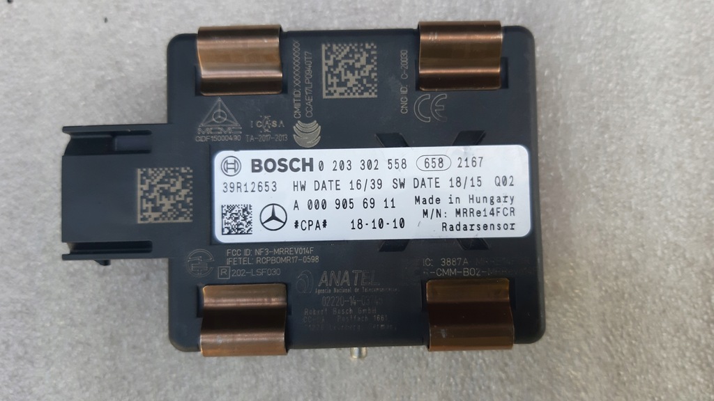 фото №1, Mercedes c-klasa w205 радар distronic