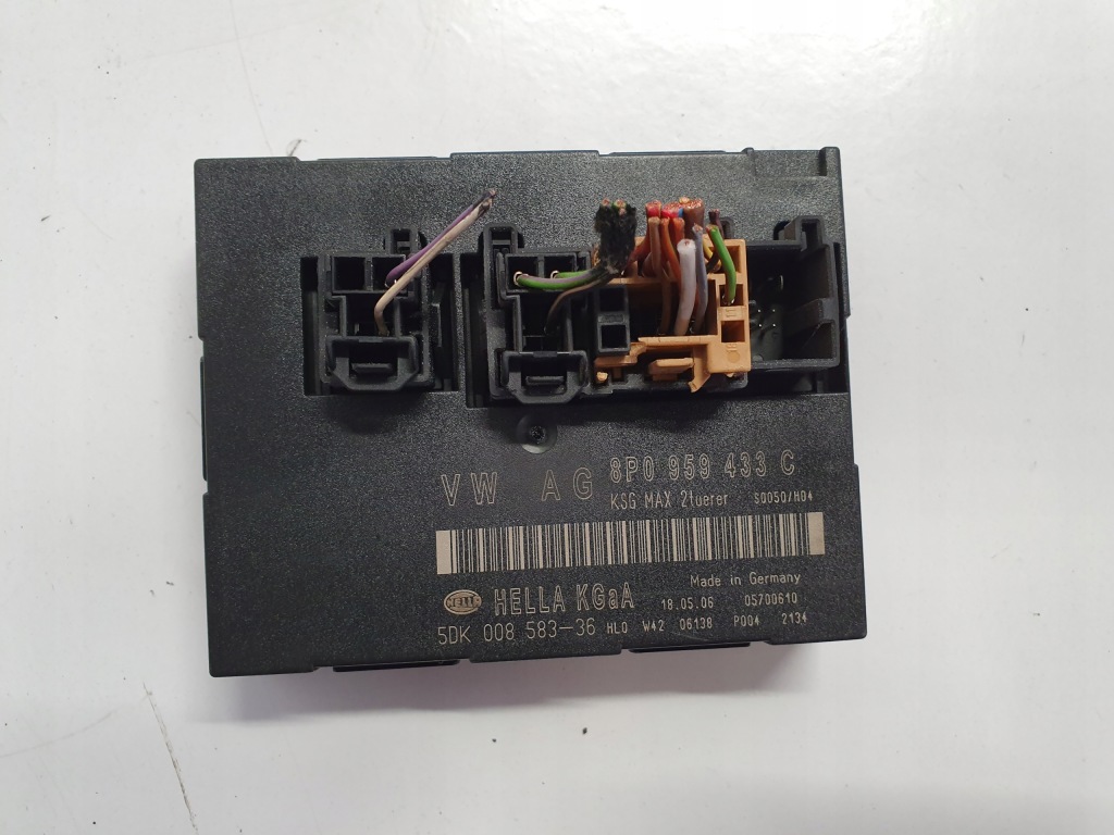 фото №1, Audi a3 8p модуль блок управления комфорта 8p0959433c