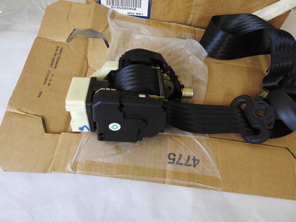 фото №7, Pas безпеки правий перед fiat palio 02-08