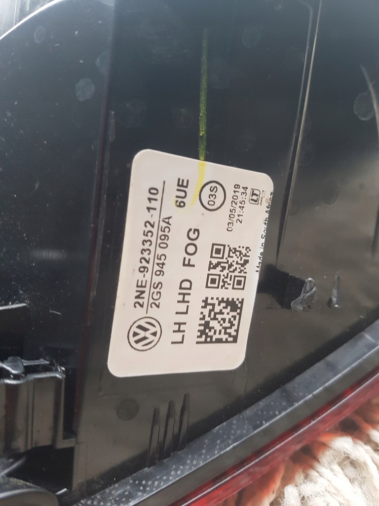 фото №8, Vw polo vi лампа правая, левая 2gs-orginał!!!