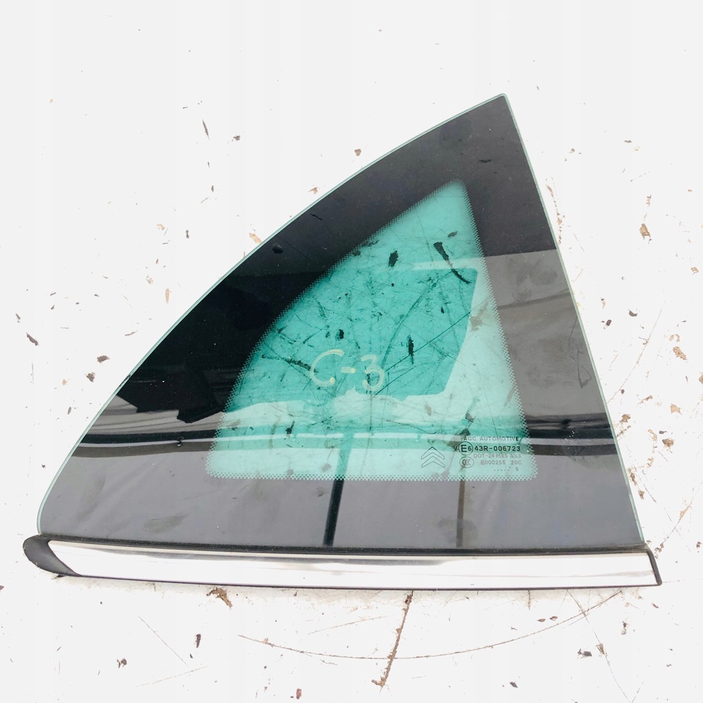 фото №1, Стекло кузовная правая хром citroen c3 ii