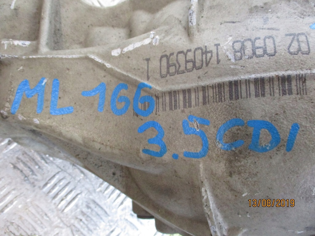 фото №6, Дифференциал mercedes ml166 3,5cdi 3,27 a1663510308