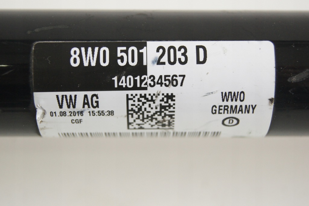 фото №5, Gd audi a5 8w 2.0tdi приводной вал задняя задняя 8w0501203d