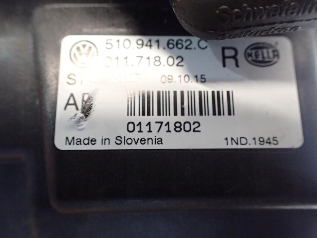 фото №4, Противотуманная фара правый vw golf vii sportsvan