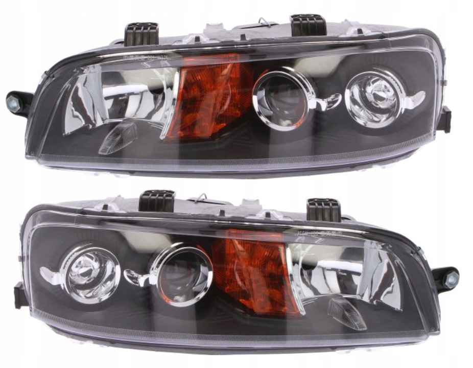 фото №1, Fiat punto ii 2 1999-2003 фары лампы перед h1 комплект левая + правая