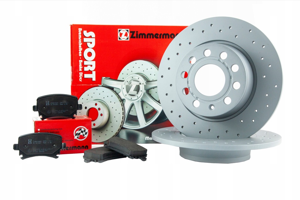 фото №1, Тормозные диски тормозные колодки zimmermann sport skoda kamiq 230mm
