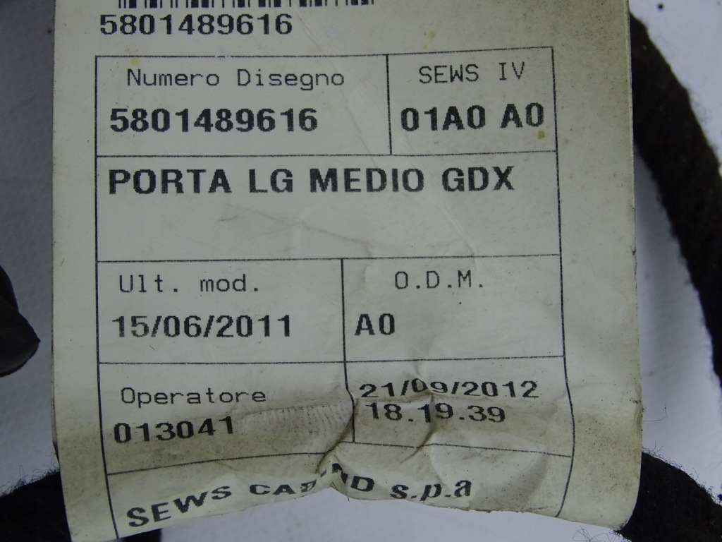 фото №5, Iveco daily iv v 06-14 жгут дверь левый перед 10pin 5801489616 #142