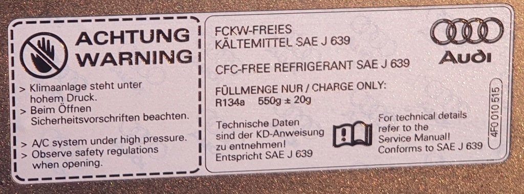 фото №16, Audi оригинальный номер audi 4f0 010 515