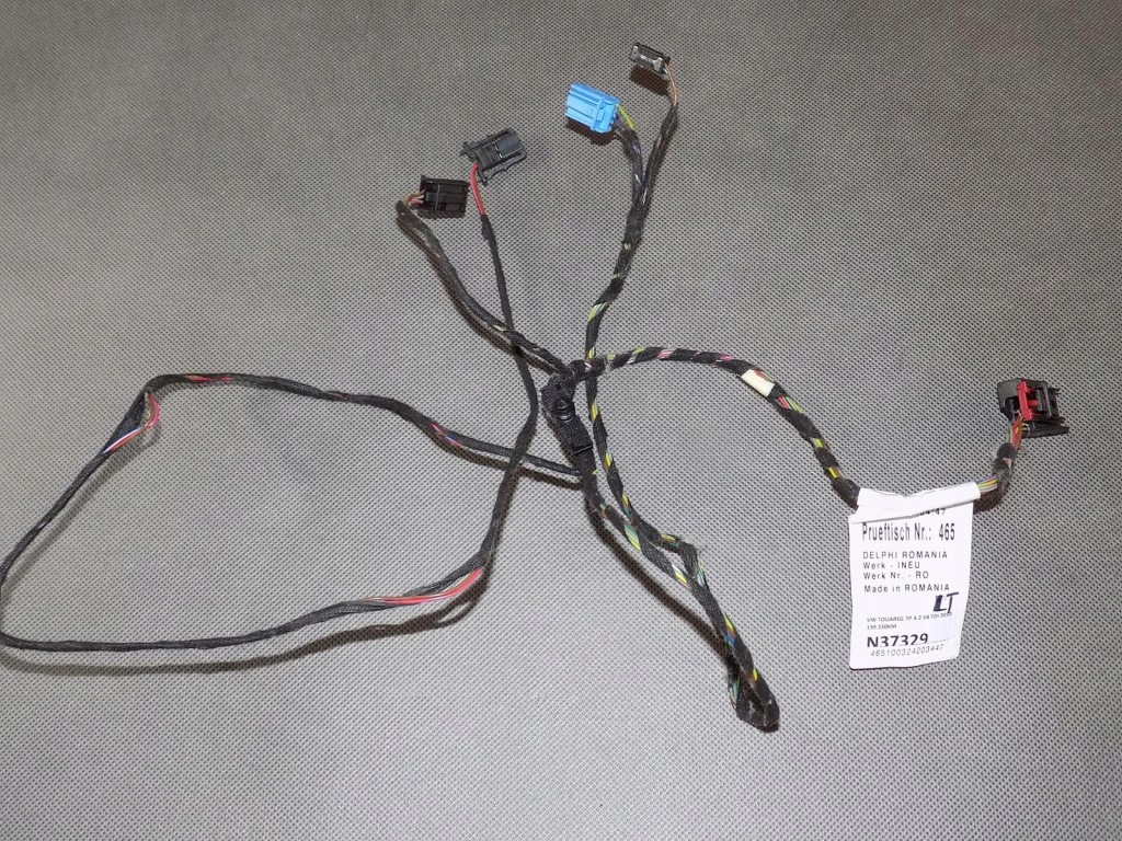 фото №1, Vw touareg 7p электропроводка дверь левая задняя 7p6971693a