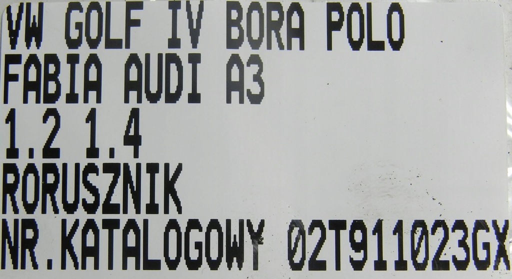 фото №7, Стартер polo 9n lupo golf fox bora 02t911023gx