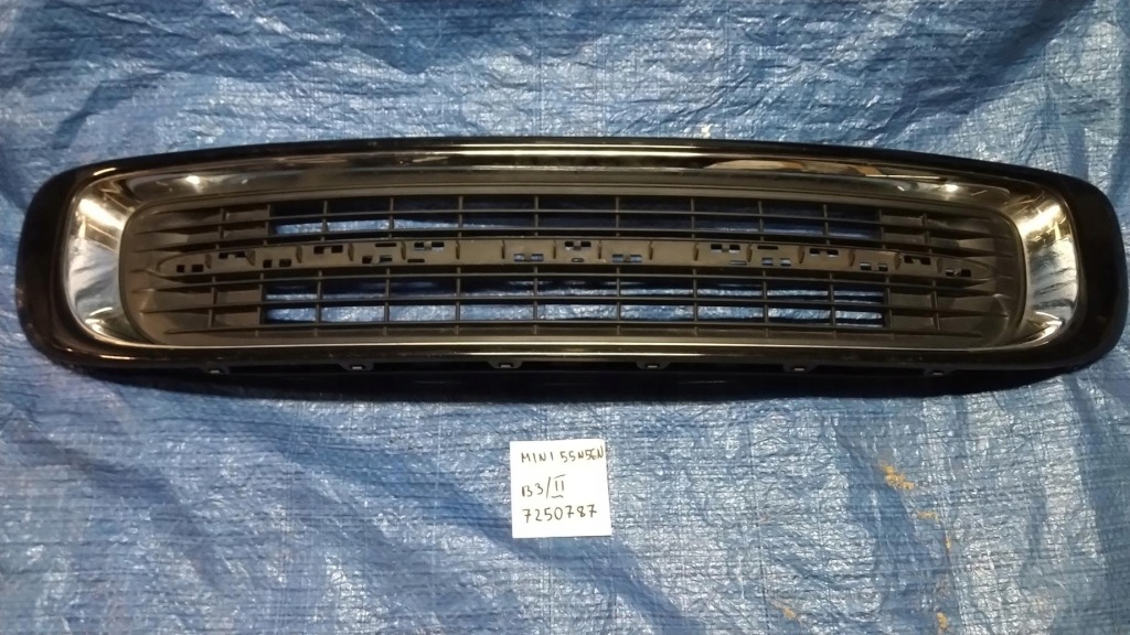 Купити Mini r55 r56 рестайлінг  решітка радіатора решітка радіатора впуск повітря хром