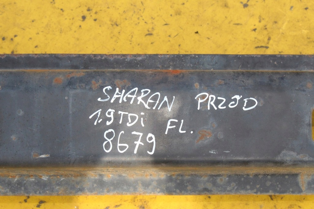 фото №8, Балка усилитель бампера перед vw sharan fl