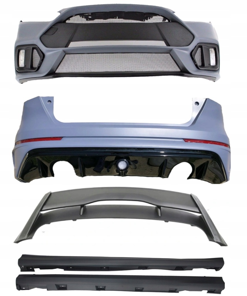 Купити Бампер перед задній пороги спойлер ford focus 14-18 rs