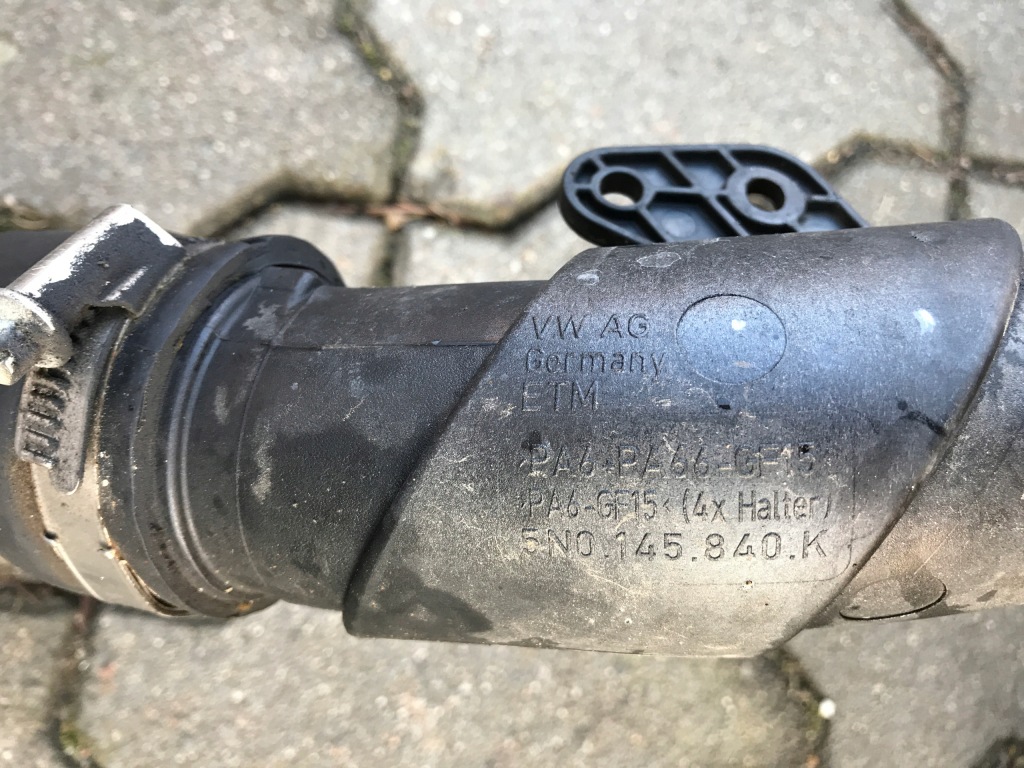 фото №3, Tiguan passat шланг труба интеркулер 5n0145840k