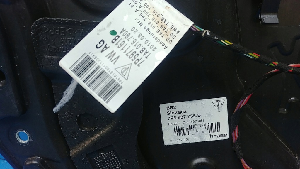 фото №11, Подъемник стекло плита дверь porsche cayenne 7p5