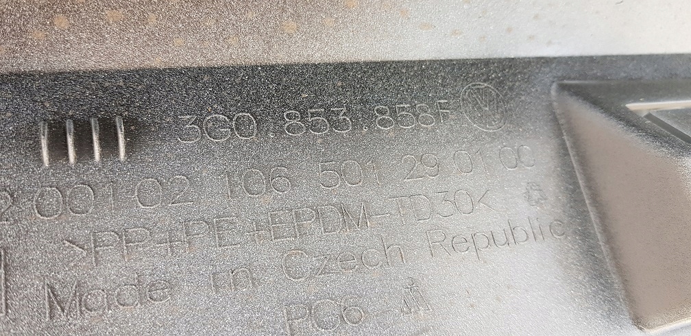 фото №6, Vw passat b8 молдинг порог правая 3g0853858f