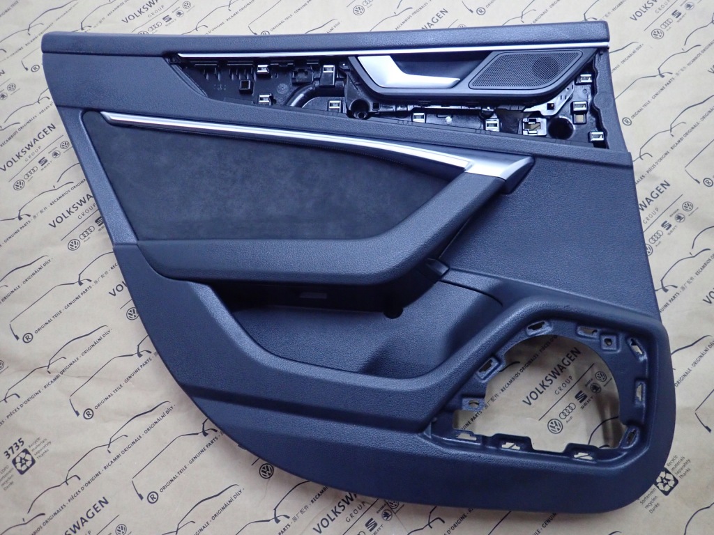 фото №2, Audi a7 4k обивка дверь задняя левая led