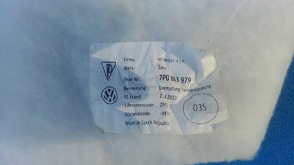 фото №10, Шумоизоляция дверь защита porsche cayenne 7p5 958