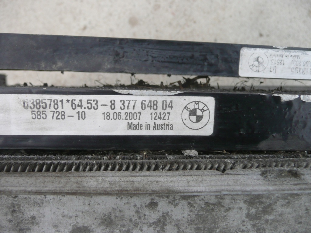 фото №7, Bmw x3 e83 3,0d радиатор wody кондиционера гидроусилителя.