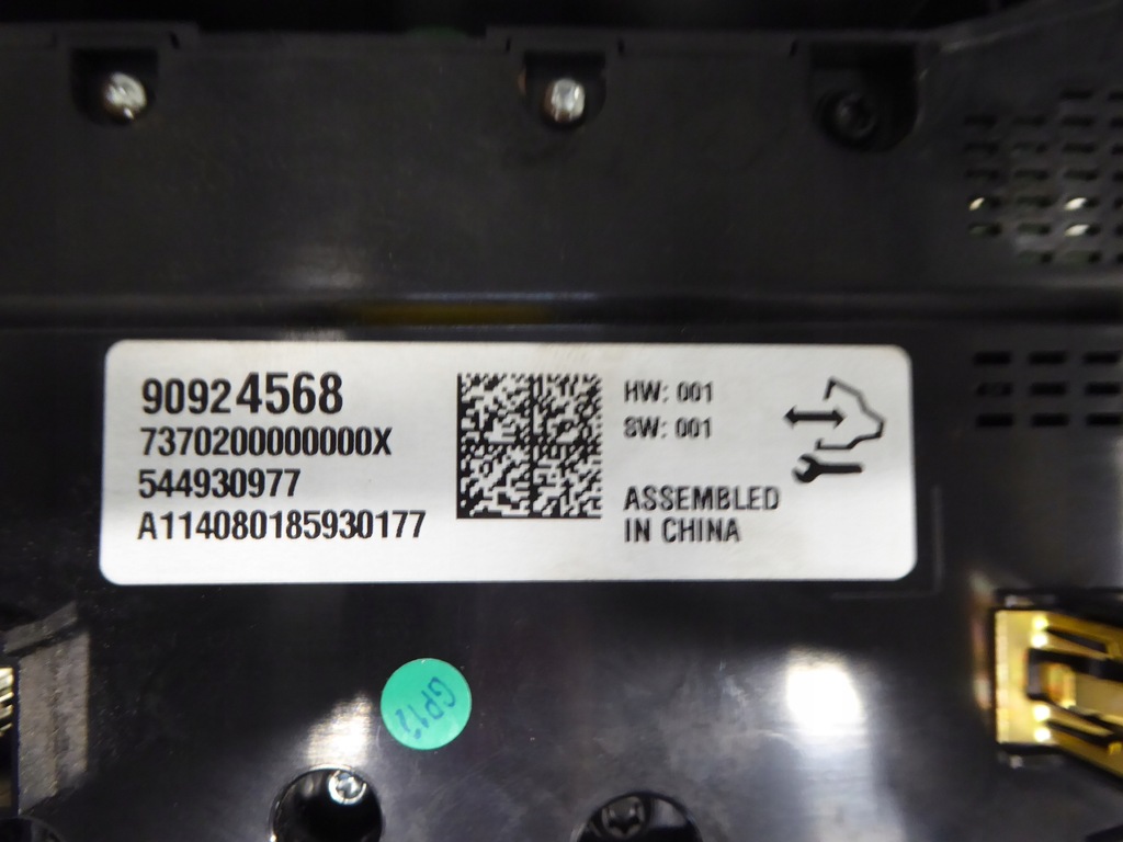 фото №4, Панель кондиционера радио opel insignia lift