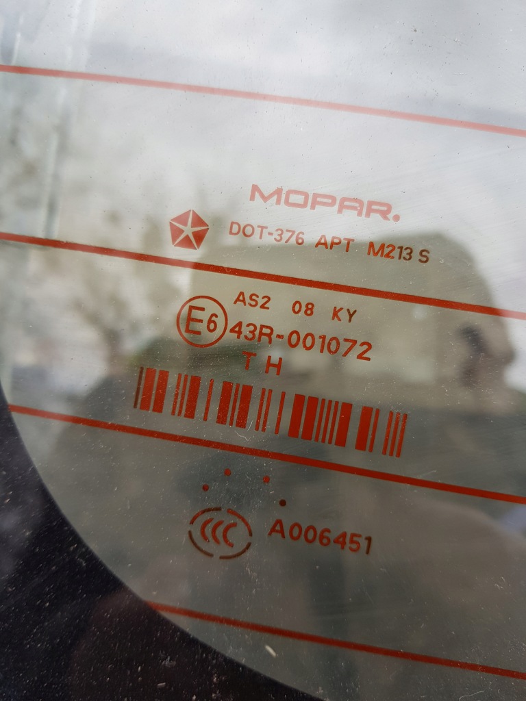 фото №2, Крышка багажника задняя задняя dodge caliber as2 8 стекло