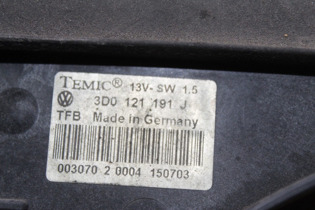 фото №9, Корпус вентилятора vw phaeton 3d0121191j 3.2 fsi