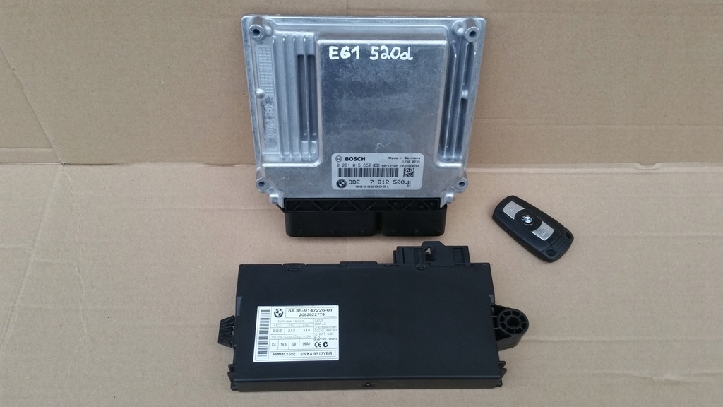 фото №1, Бортовий комп'ютер cas ключ bmw e60 e61