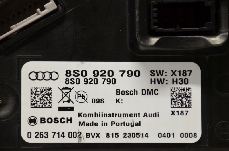 фото №5, Audi tt 8s приборы wirtual приборная панель 8s0920790