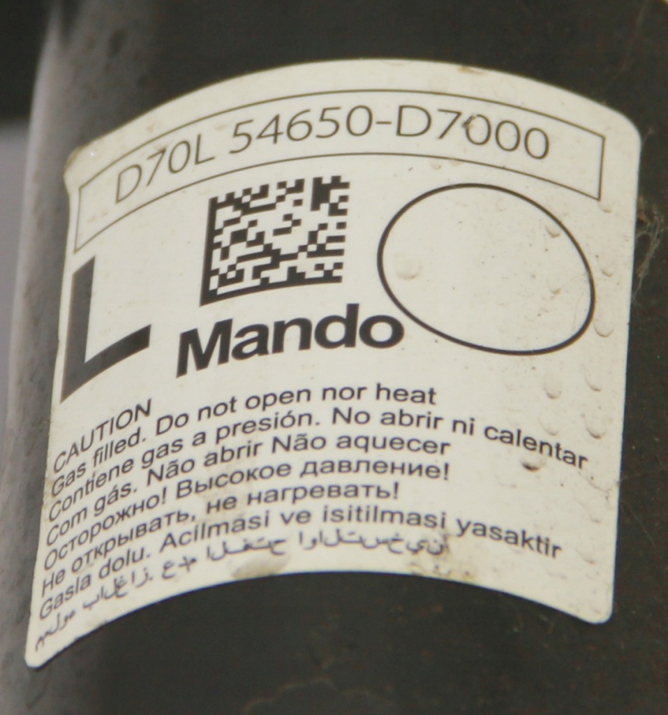 фото №4, Kia sportage iv амортизационная стойка ступица амортизатор левый