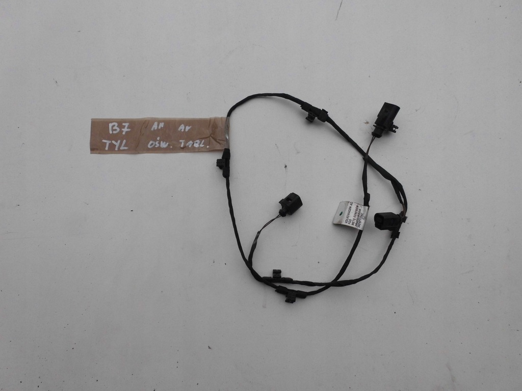 фото №1, Жгут бампера освещение номерного знака passat b7 задняя