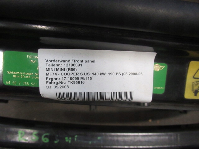 фото №6, Mini r56 r55 r57 r58 s pas передній підсилювач