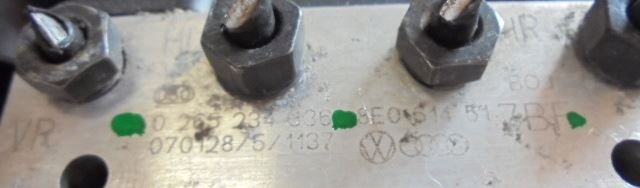 фото №4, Audi a4 b7 насос abs esp 8e0910517h 8e0614517bf