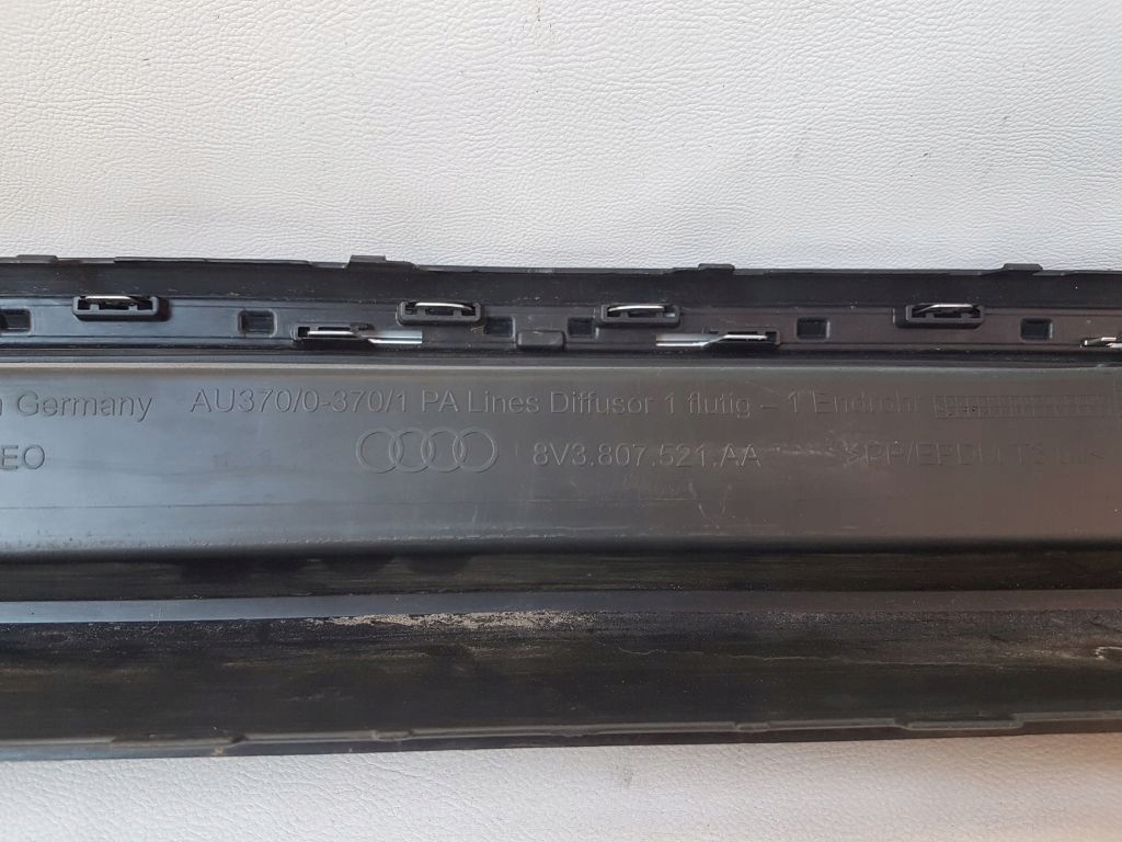 фото №7, Audi a3 8v3 спойлер диффузор w бампер задняя задний