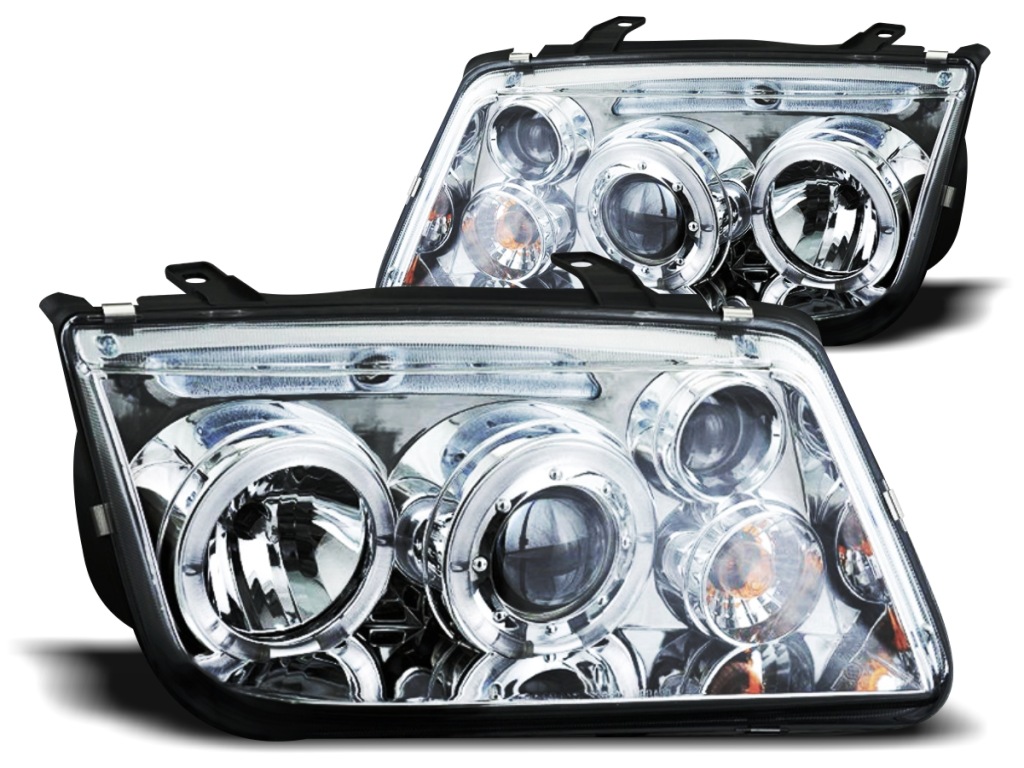 Фонари vw bora 98-05r кольца angel eyes led хром Доставка