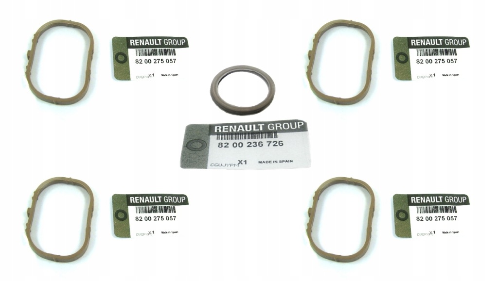фото №1, Уплотнительное кольцо уплотнители коллектор впускной renault 1.6 16v scenic ii megane ii laguna
