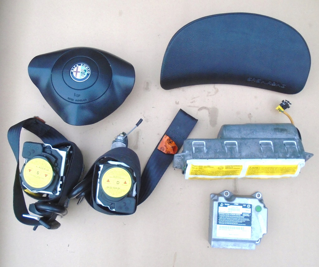 фото №1, Alfa romeo gt 03-10r подушка подушка безопасности датчик ремни