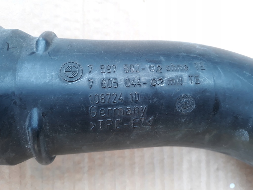 фото №6, Труба шланг интеркулер bmw 2.0i 184km f30 f20