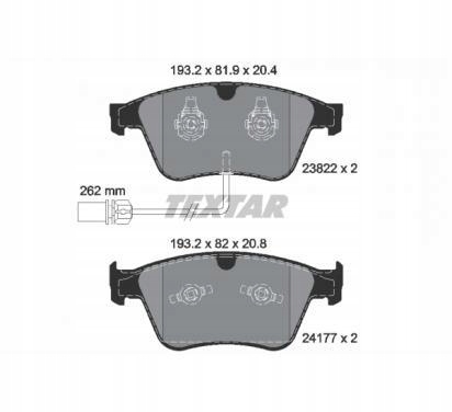 фото №2, Textar тормозные колодки тормозные bentley continental 05-