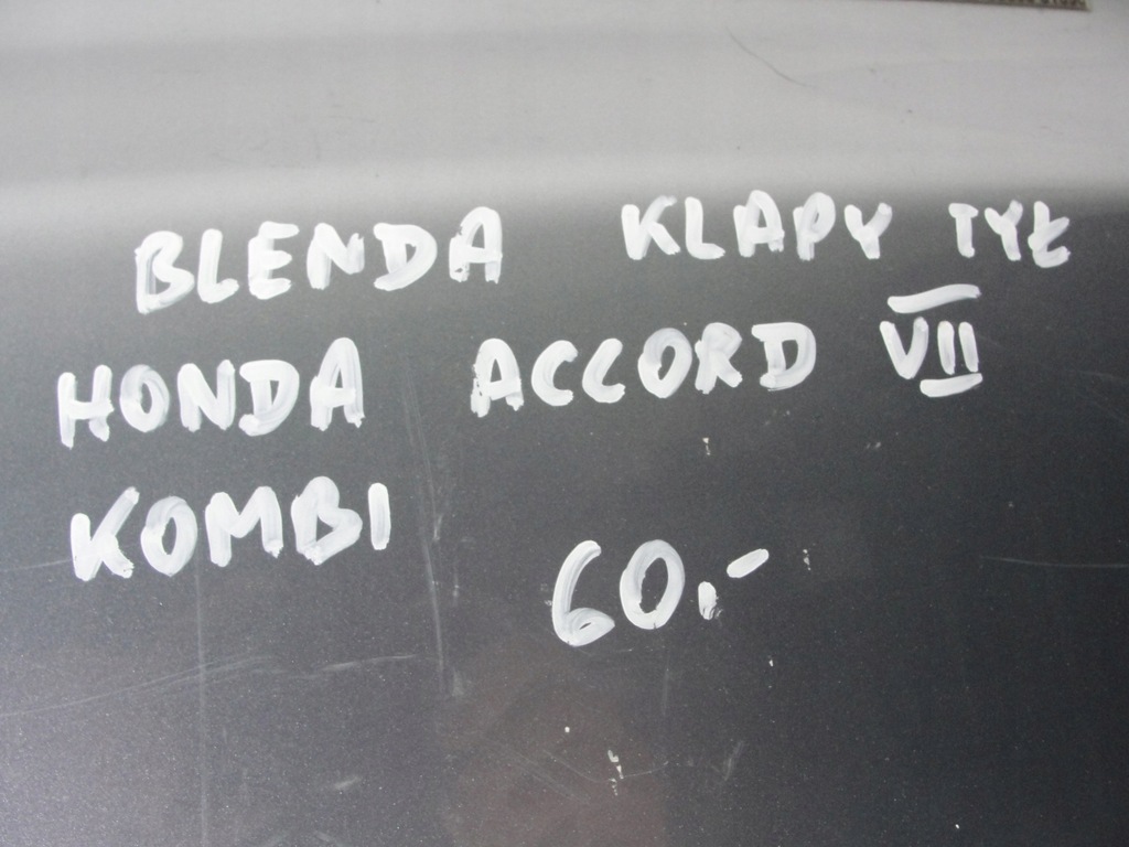 фото №7, Накладка крышки honda accord vii kombi 74890-sed-zz10