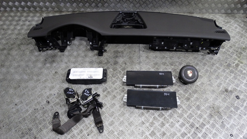 фото №1, Idealna kpl.konsola panamera 971 кожа коричневая 1