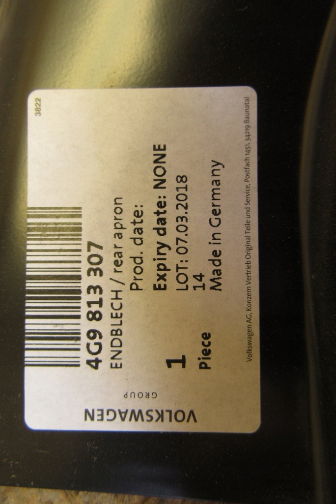 фото №7, Pas задний audi a6 c7 4g9 kombi 11-