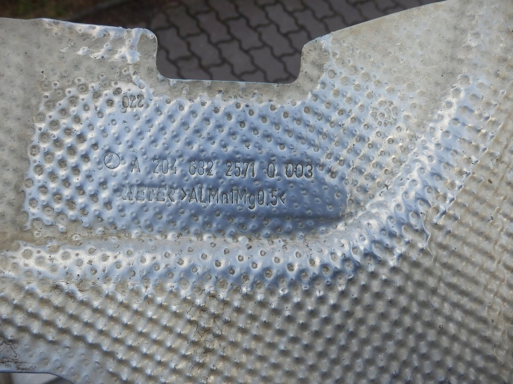 фото №8, Mercedes glk x204 лист защита тепловая